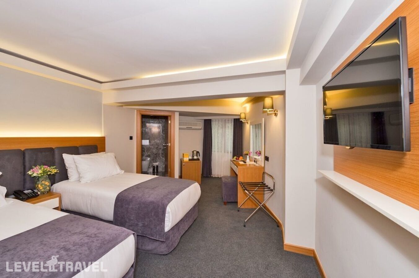 фотографии номера Стандартный (две односпальные кровати) отеля Bergama Hotel в Турция(Фатих) - фото №5