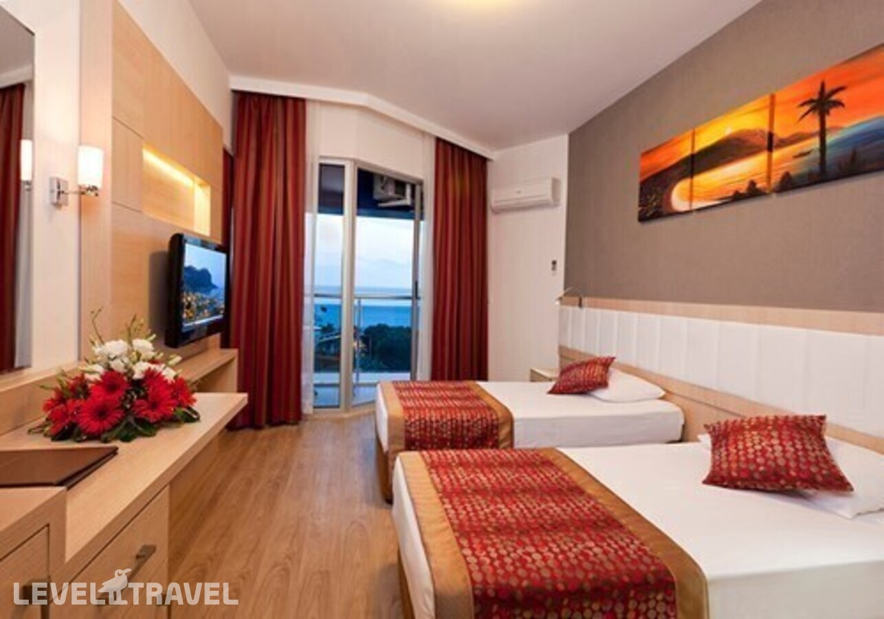 фотографии номера Стандартный (две односпальные кровати) отеля Gardenia Hotel в Турция(Аланья - центр) - фото №1