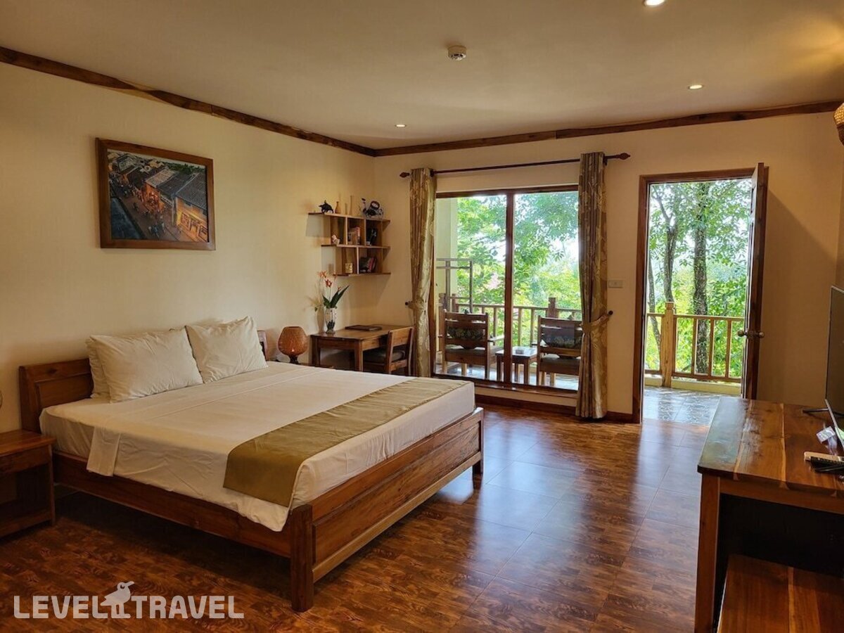 фотографии номера Делюкс с частичным видом на море отеля Ancarine Beach Resort Phu Quoc в Вьетнам(Фукуок) - фото №2