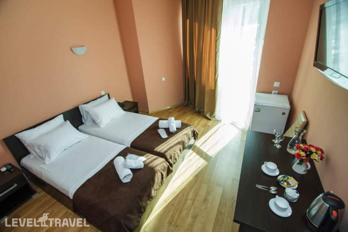 фотографии номера Стандартный (две односпальные кровати) отеля Egrisi Hotel в Грузия(Квариати) - фото №2