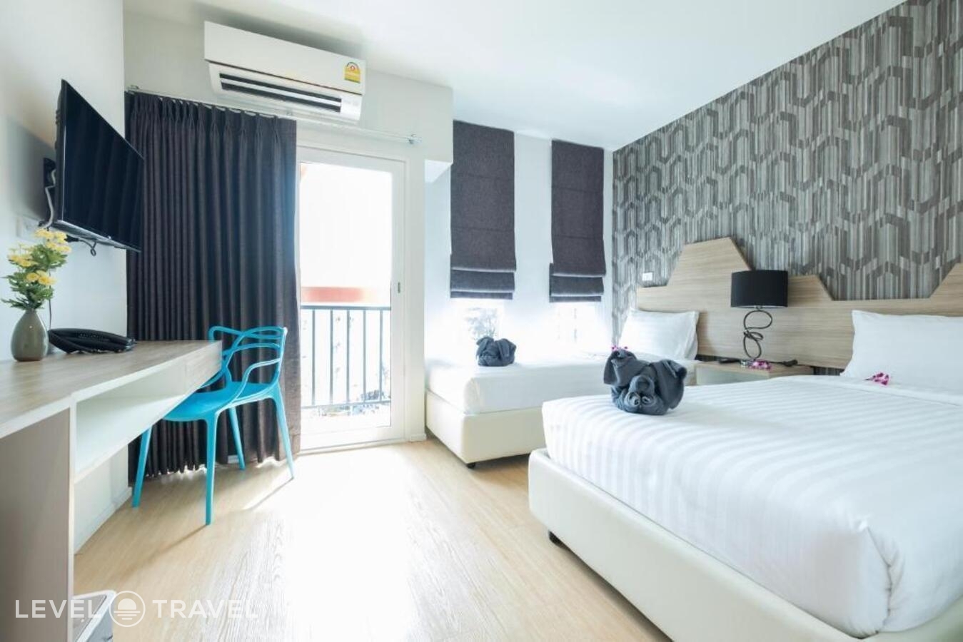 фотографии номера Стандартный (две односпальные кровати) отеля P Plus Hotel в Таиланд(Центральная Паттайя) - фото №14
