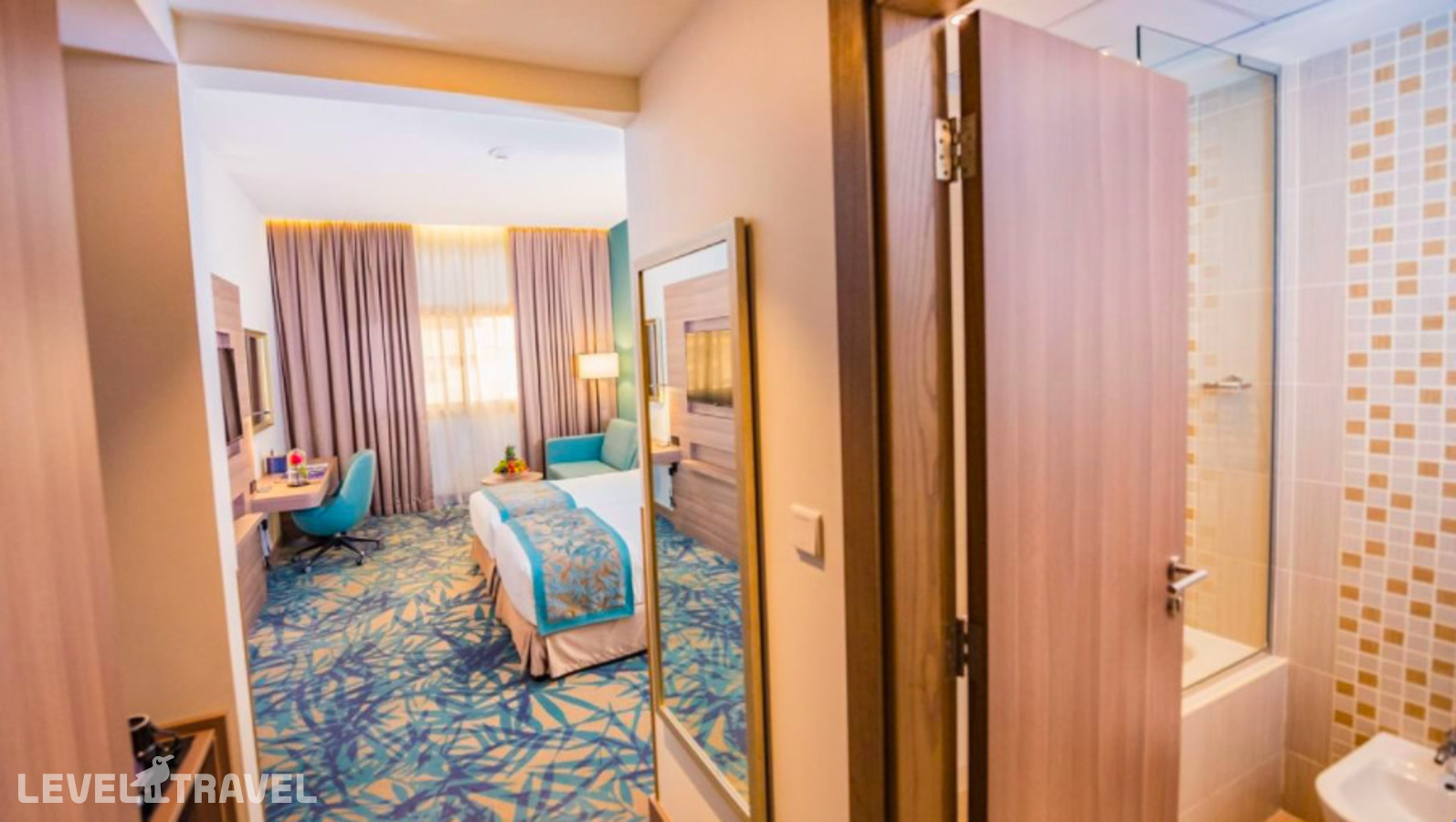 фотографии номера Делюкс (две односпальные кровати) отеля Mena Plaza Hotel Al Barsha в ОАЭ(Аль Барша) - фото №2