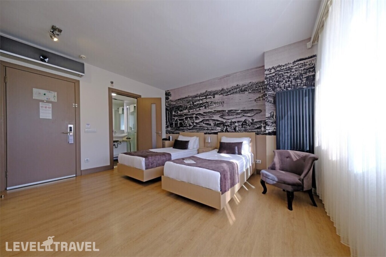 фотографии номера Стандартный (две односпальные кровати) отеля Cheya Hotel Besiktas в Турция(Бешикташ) - фото №4
