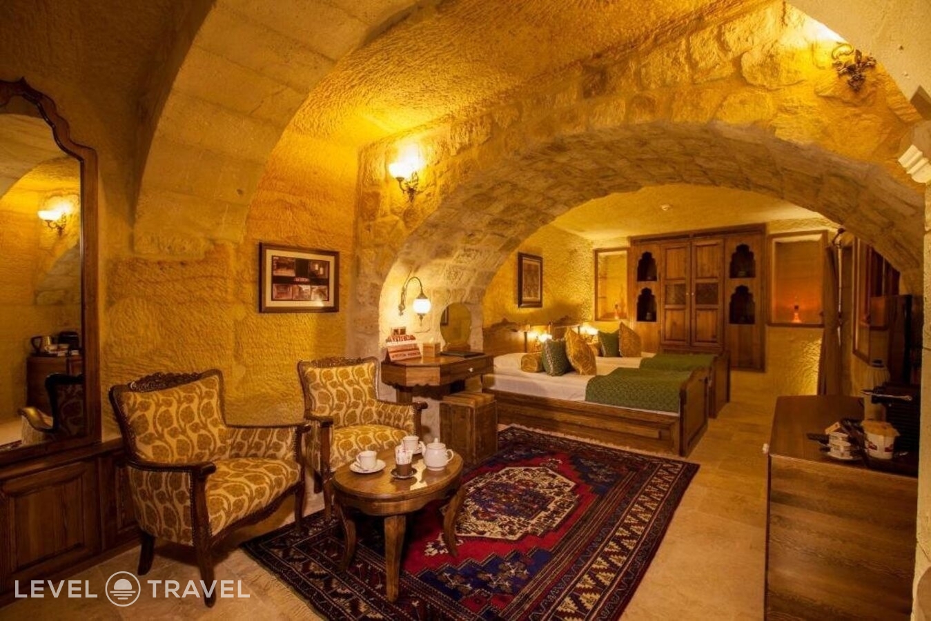 фотографии номера Стандартный (две односпальные кровати) отеля Kayakapi Premium Caves Cappadocia Hotel в Турция(Ургюп) - фото №11