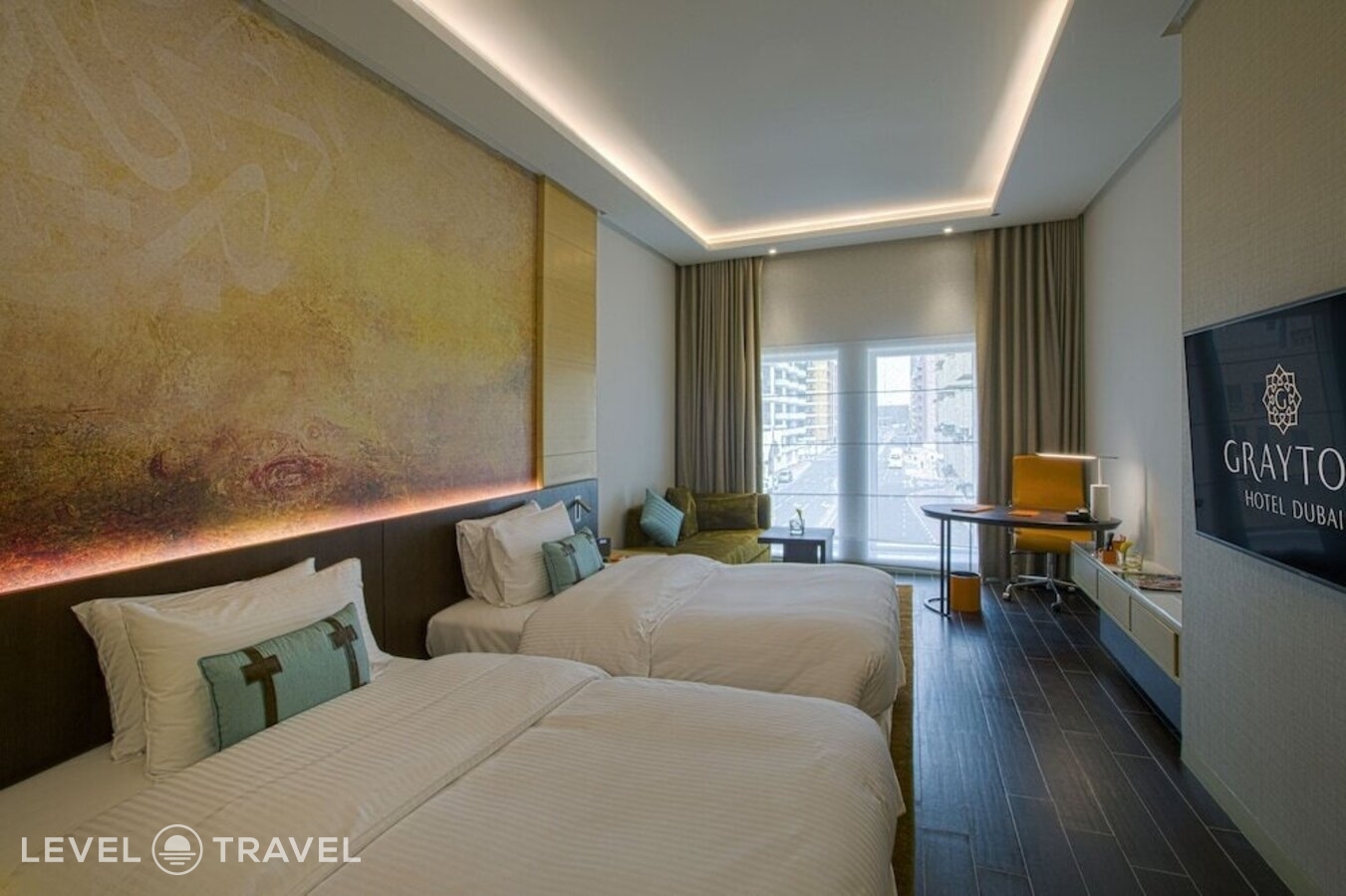 фотографии номера Классический (две односпальные кровати) отеля Grayton Hotel Dubai в ОАЭ(Бар Дубай) - фото №2