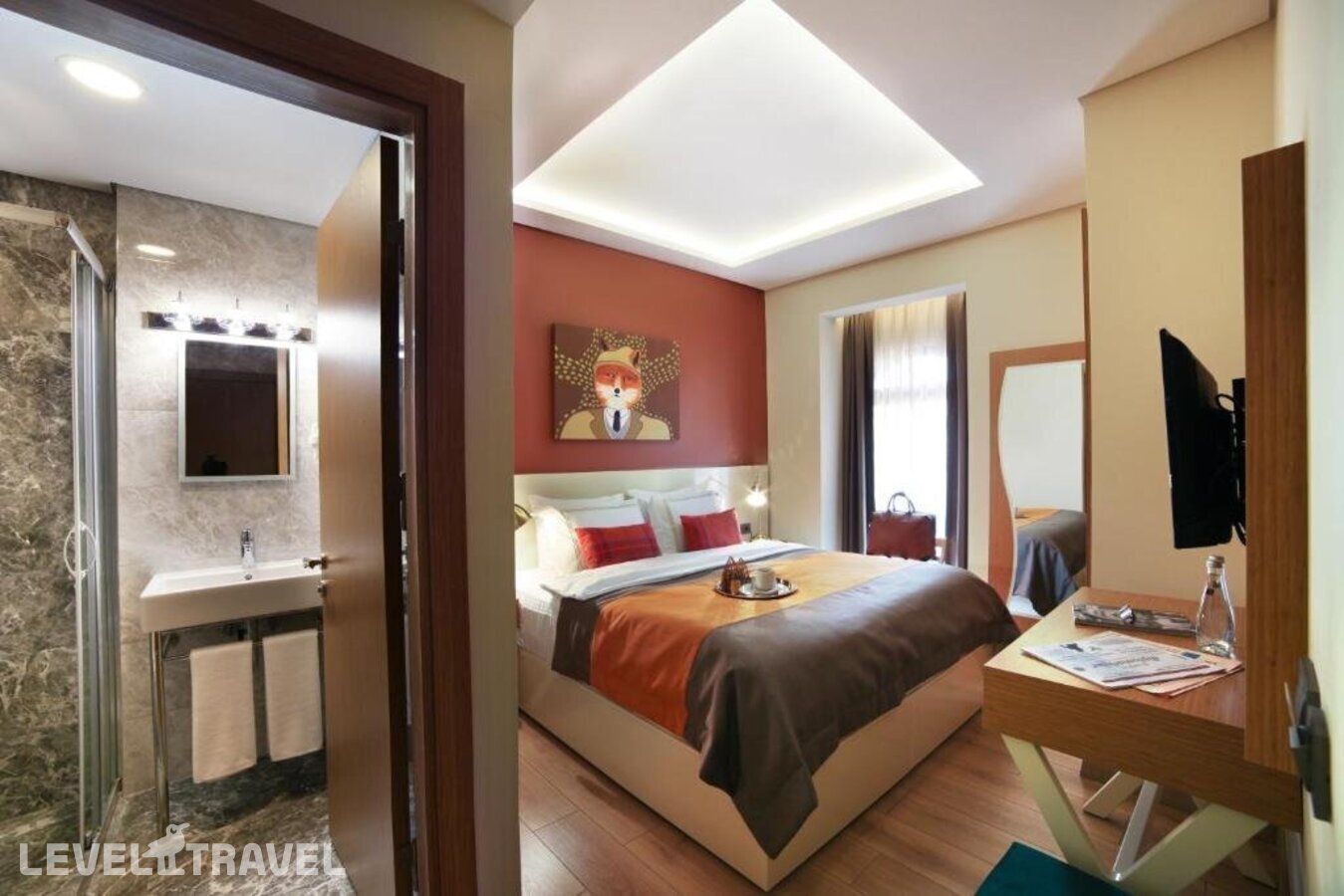 фотографии номера Стандартный (две односпальные кровати) отеля The Fox Taksim в Турция(Шишли) - фото №2