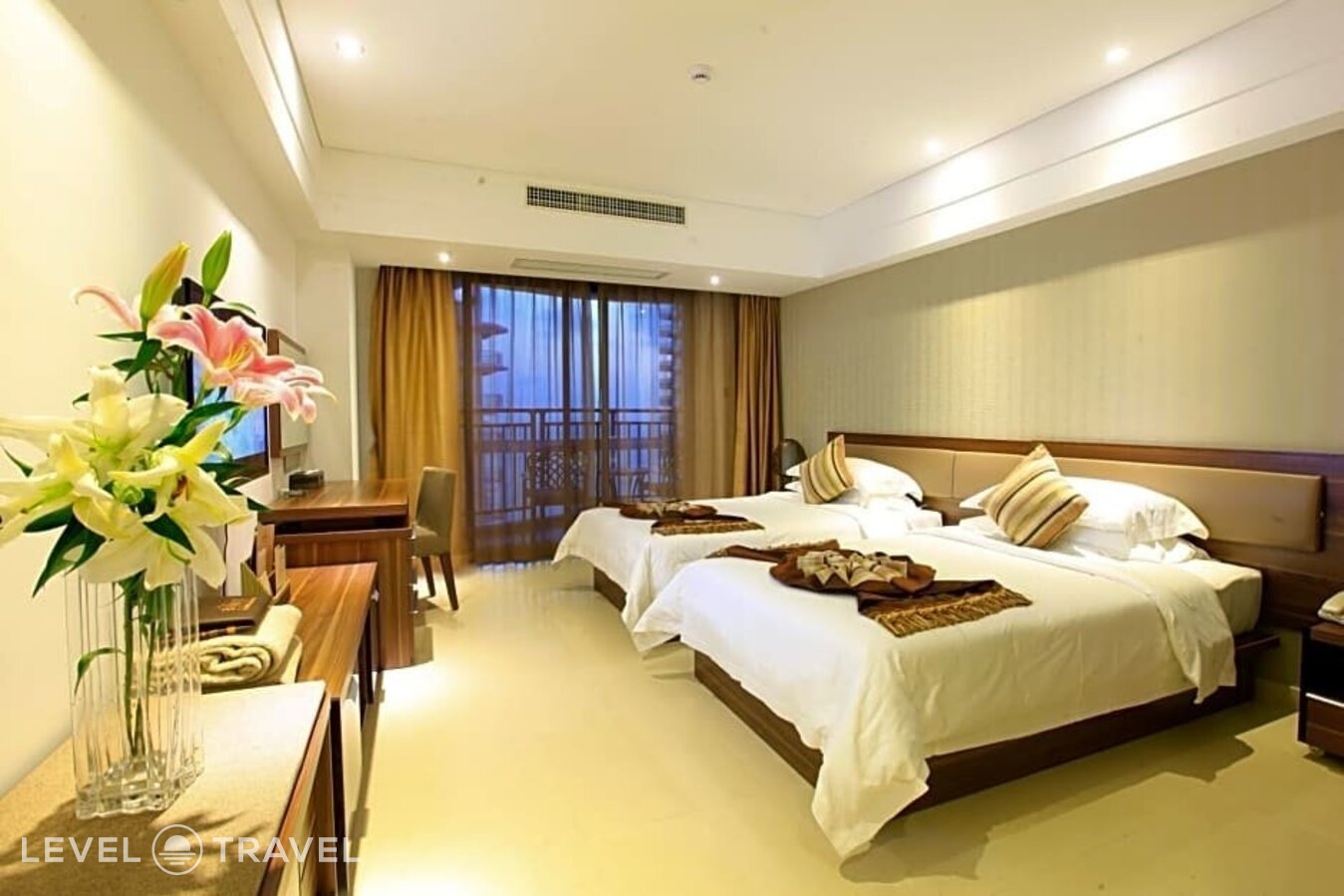 фотографии номера Делюкс с видом на город (две односпальные кровати) отеля Barry Boutique Hotel Sanya в Китай(Дадунхай Бэй) - фото №5