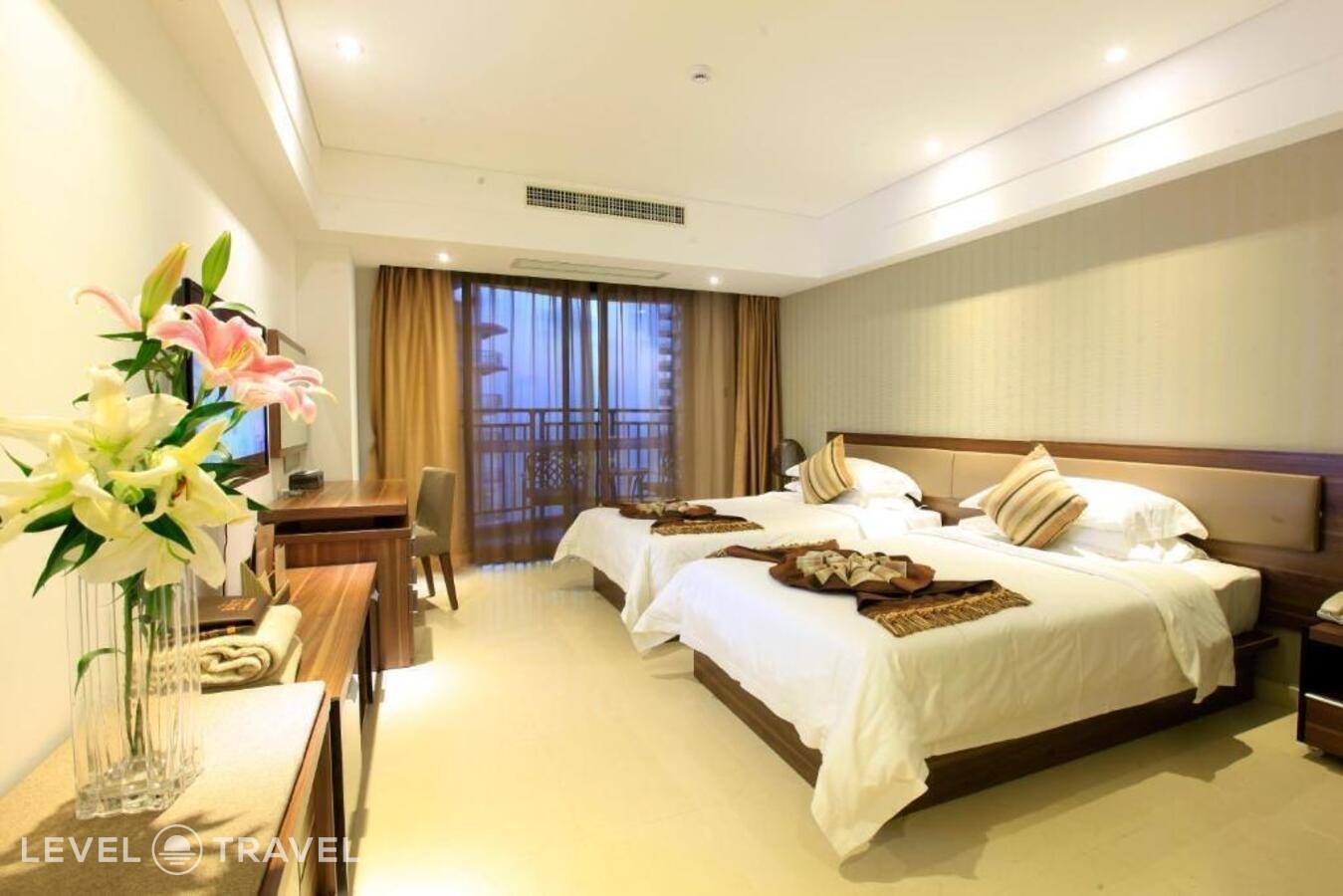 фотографии номера Делюкс с видом на море (две односпальные кровати) отеля Barry Boutique Hotel Sanya в Китай(Дадунхай Бэй) - фото №1
