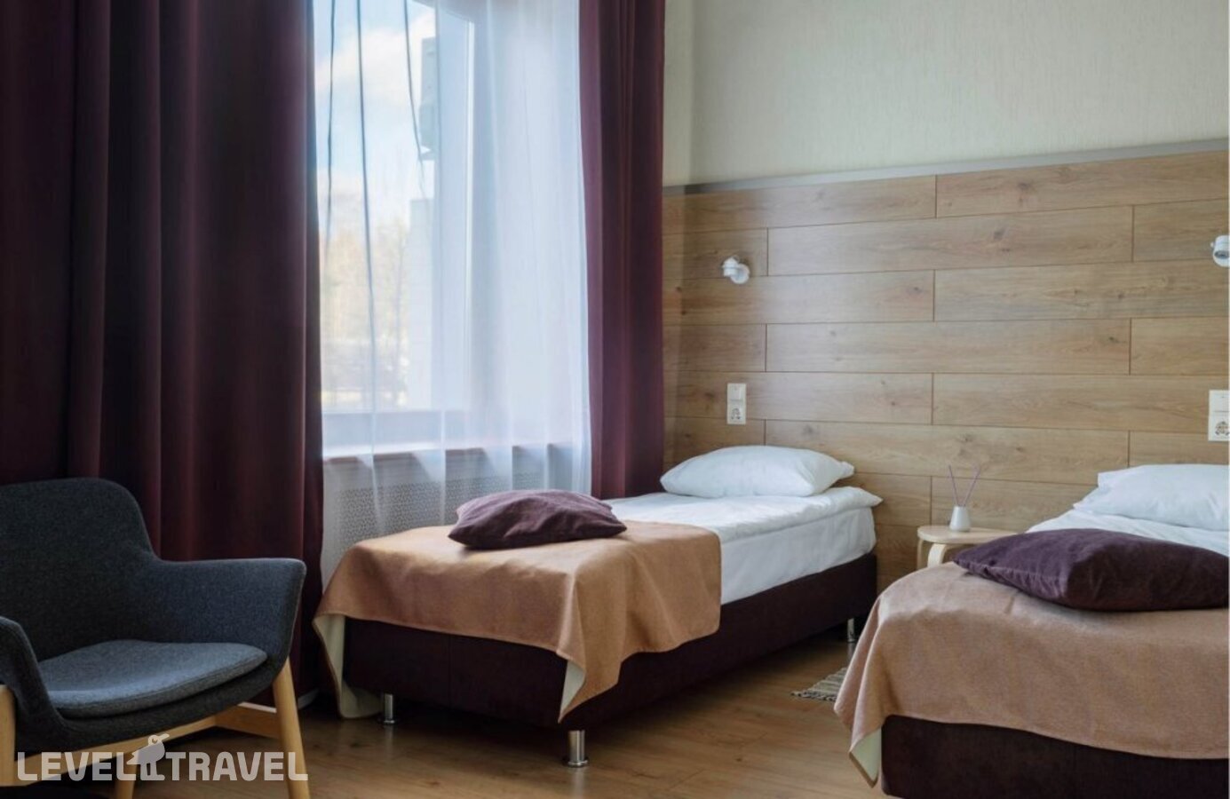 фотографии номера Стандартный (две односпальные кровати) отеля Аквамарин Spa-отель в Россия(Курортный район) - фото №1