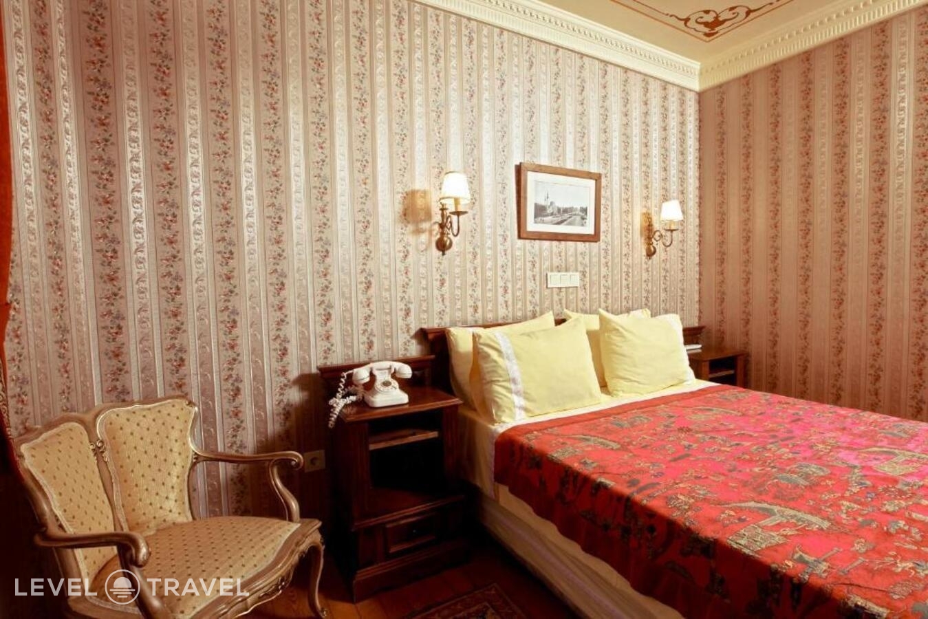 фотографии номера Стандартный (две односпальные кровати) отеля Dersaadet Hotel Istanbul в Турция(Фатих) - фото №2