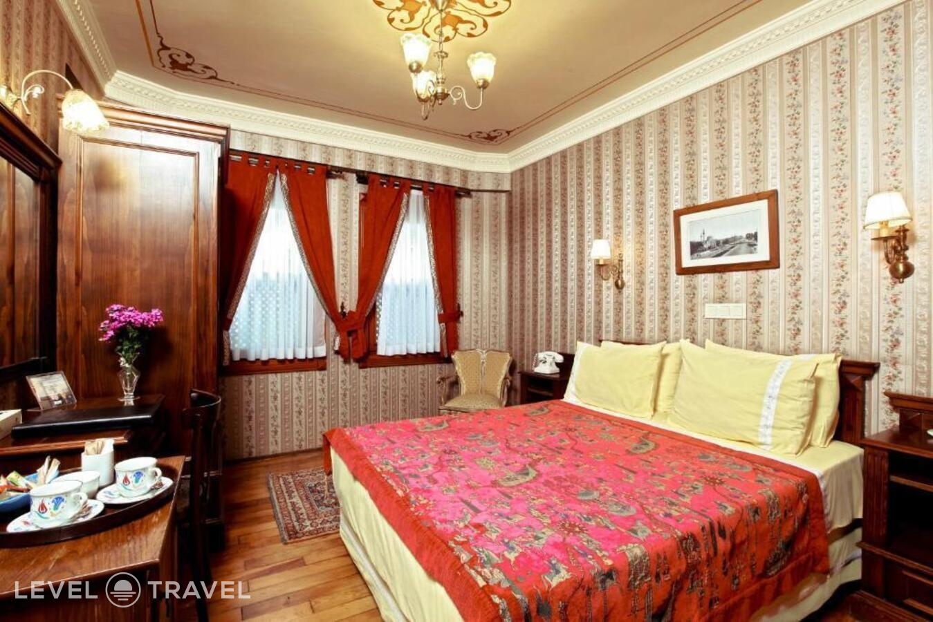 фотографии номера Стандартный (две односпальные кровати) отеля Dersaadet Hotel Istanbul в Турция(Фатих) - фото №1