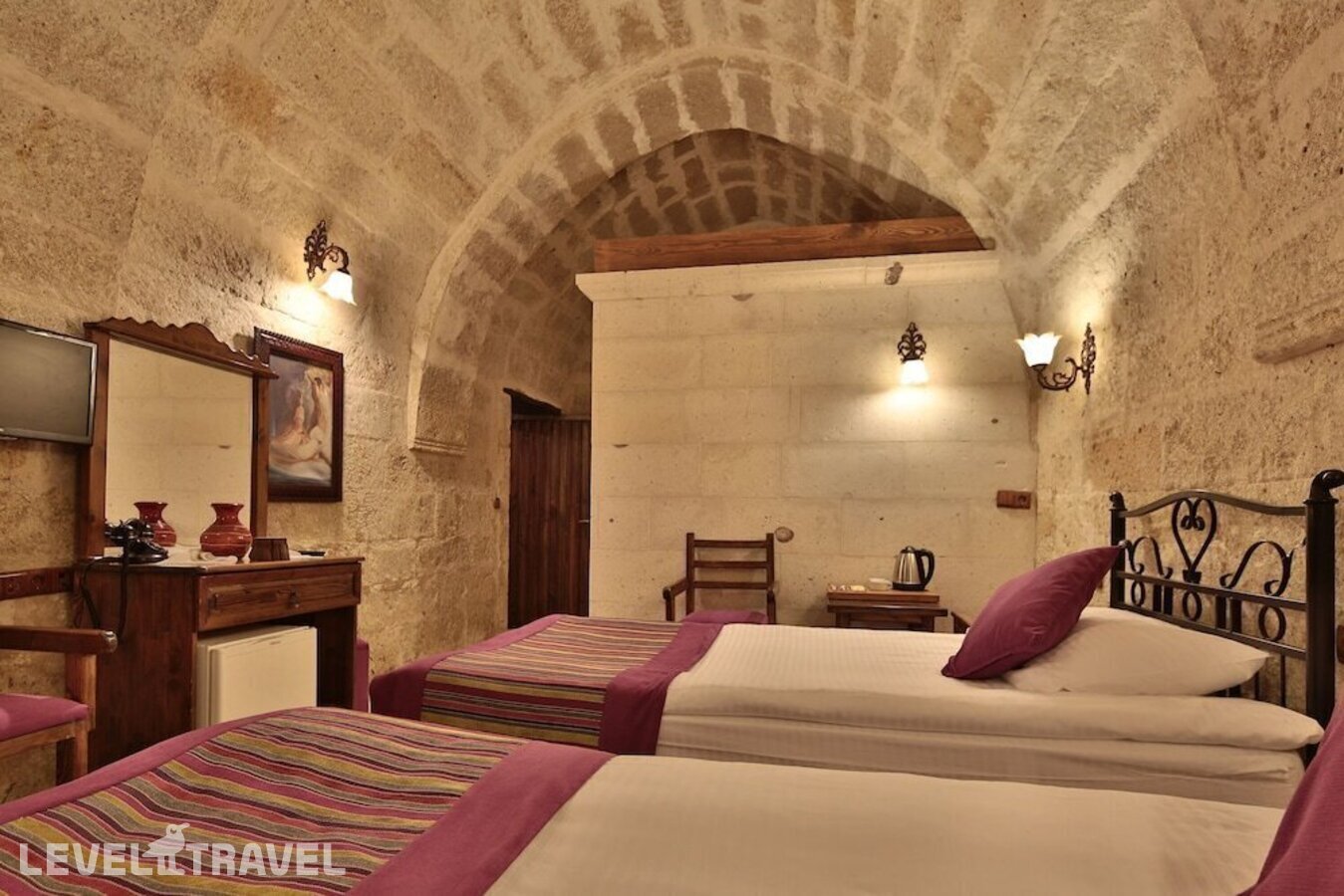фотографии номера Стандартный (две односпальные кровати) отеля Elif Stone House в Турция(Ургюп) - фото №2