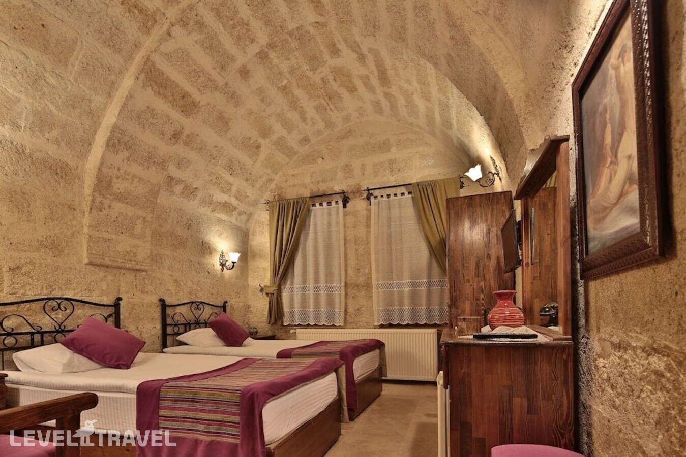фотографии номера Стандартный (две односпальные кровати) отеля Elif Stone House в Турция(Ургюп) - фото №1