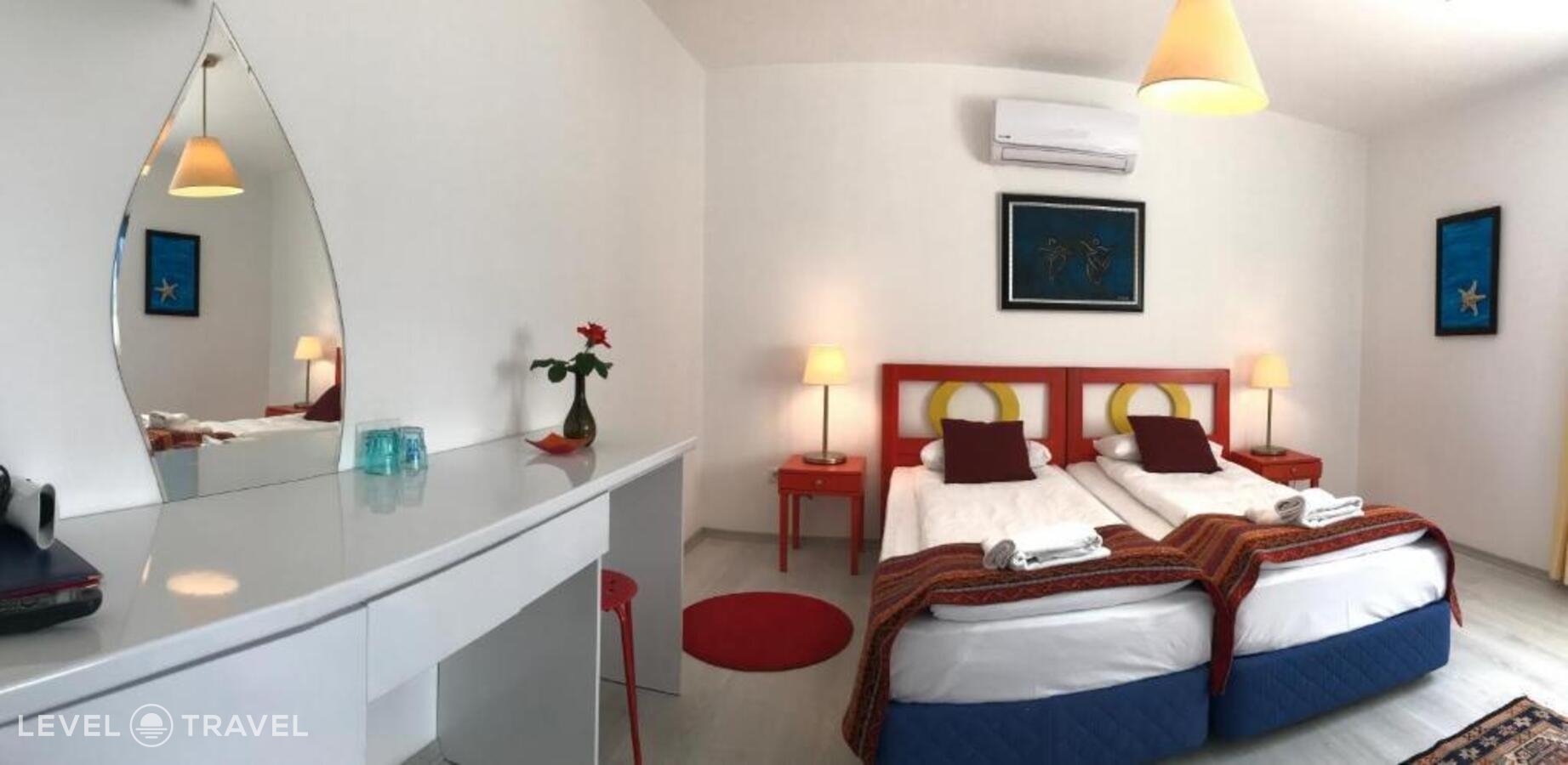 фотографии номера Улучшенный (две односпальные кровати) отеля Su Hotel в Турция(Бодрум - центр) - фото №13