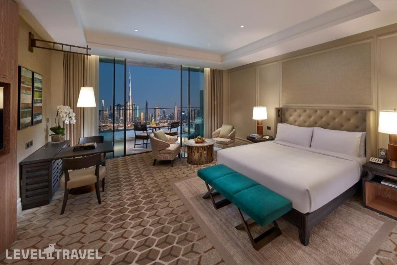 фотографии номера Делюкс с видом на город отеля Mandarin Oriental Jumeira Dubai в ОАЭ(Дубай Джумейра) - фото №4