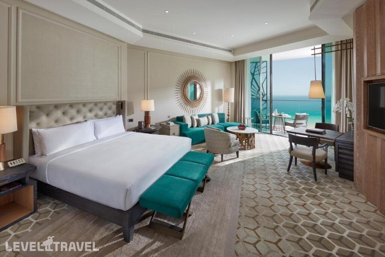 фотографии номера Делюкс с видом на море отеля Mandarin Oriental Jumeira Dubai в ОАЭ(Дубай Джумейра) - фото №7