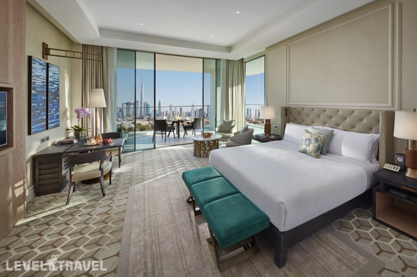 фотографии номера Панорамный номер отеля Mandarin Oriental Jumeira Dubai в ОАЭ(Дубай Джумейра) - фото №7