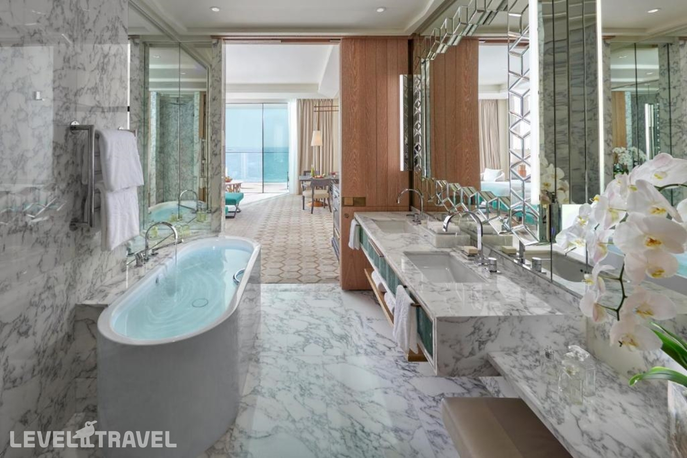 фотографии номера Люкс с видом на море отеля Mandarin Oriental Jumeira Dubai в ОАЭ(Дубай Джумейра) - фото №7