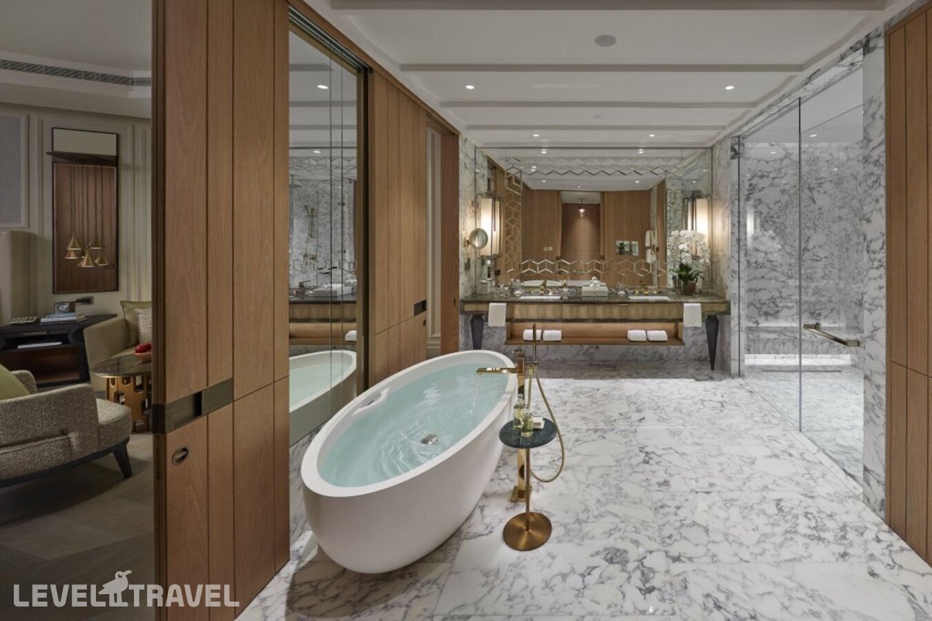фотографии номера Люкс премьер с видом на море отеля Mandarin Oriental Jumeira Dubai в ОАЭ(Дубай Джумейра) - фото №4