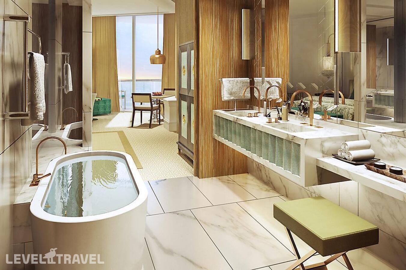 фотографии номера Люкс премьер с видом на море отеля Mandarin Oriental Jumeira Dubai в ОАЭ(Дубай Джумейра) - фото №2