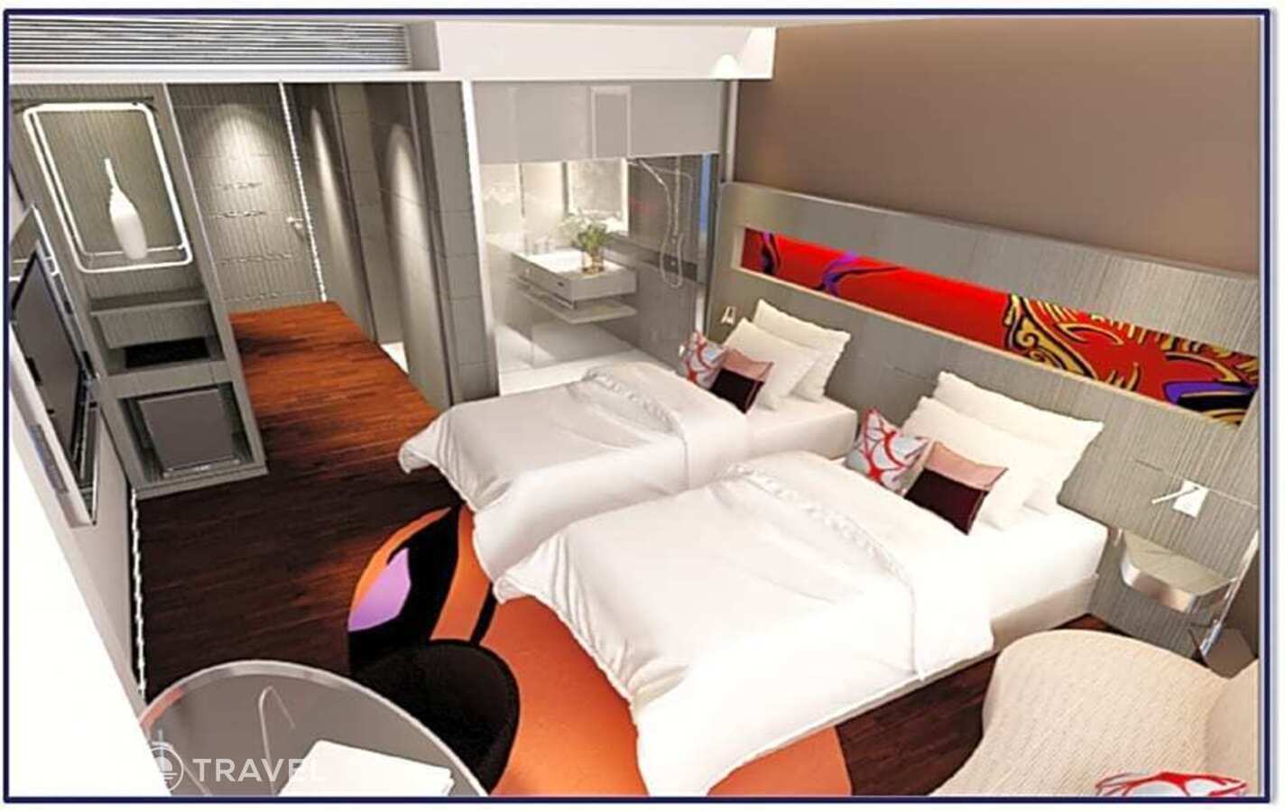 фотографии номера Улучшенный (две односпальные кровати) отеля Novotel Bangkok Sukhumvit 20 в Таиланд(Бангкок) - фото №3