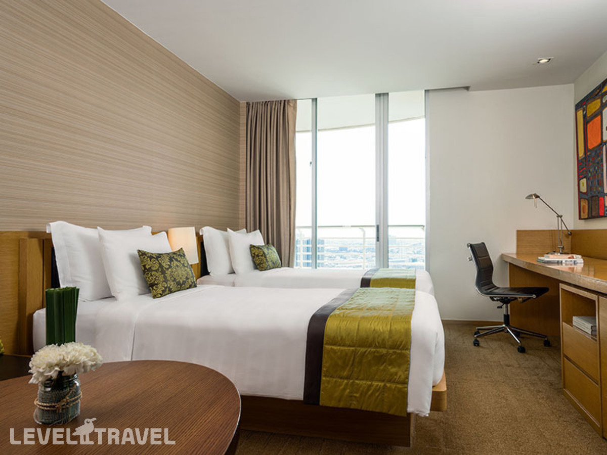 фотографии номера Премьер (две односпальные кровати) отеля JC Kevin Sathorn Bangkok Hotel в Таиланд(Бангкок) - фото №1