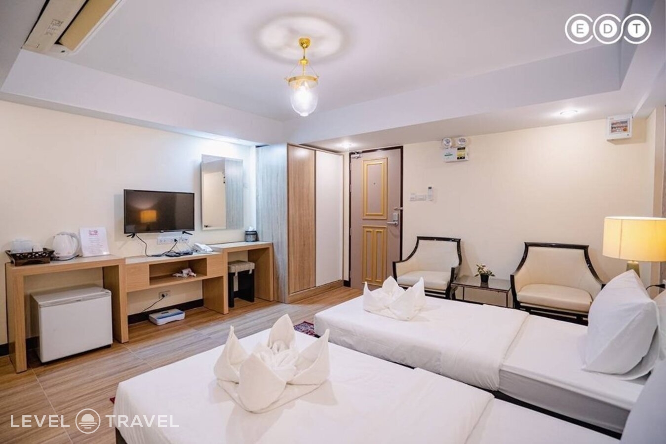 фотографии номера Улучшенный (две односпальные кровати) отеля Kim Hostel at Morleng в Таиланд(Бангкок) - фото №4
