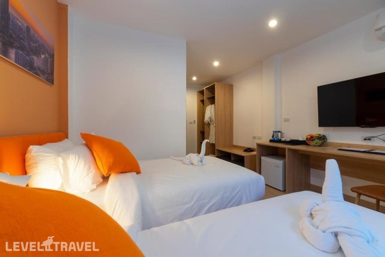 фотографии номера Улучшенный (две односпальные кровати) отеля 7 Days Premium Hotel Don Mueang Airport в Таиланд(Бангкок) - фото №8