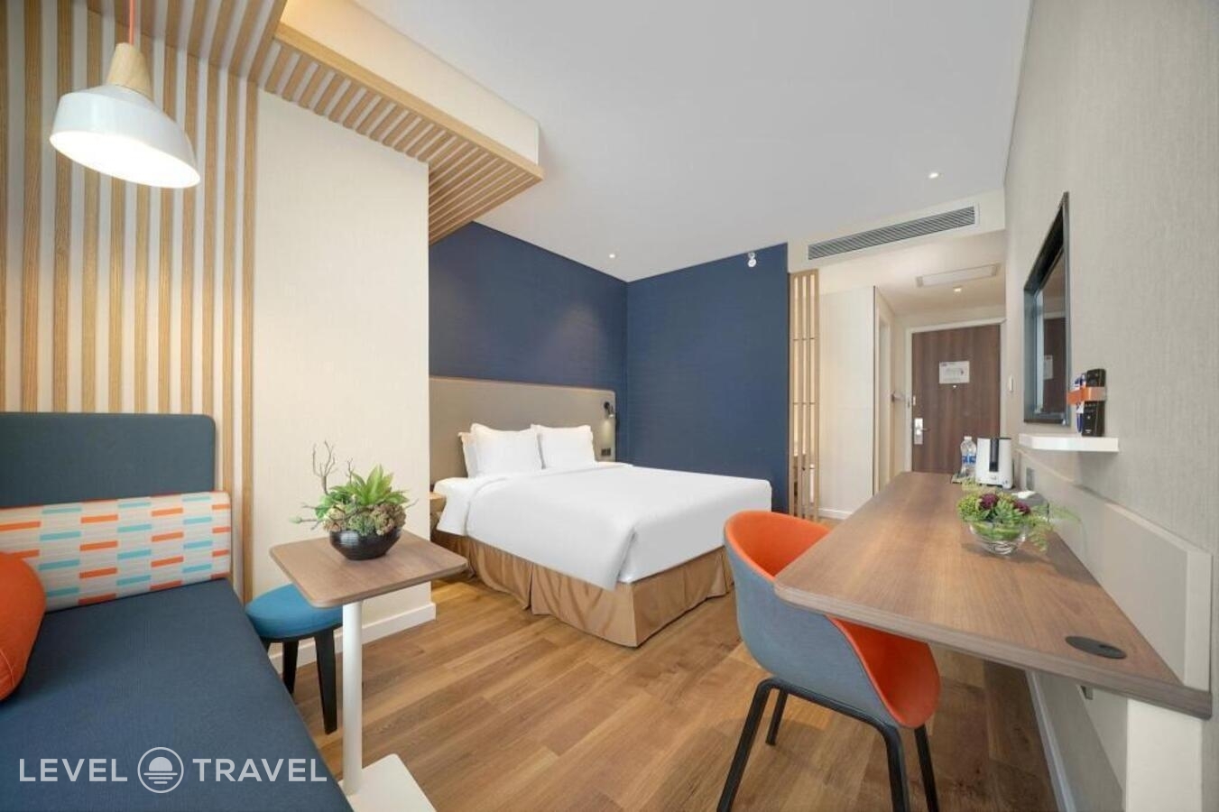 фотографии номера Улучшенный номер отеля Holiday Inn Express Harbin Songbei New District, An Ihg Hotel в Китай(Харбин) - фото №1