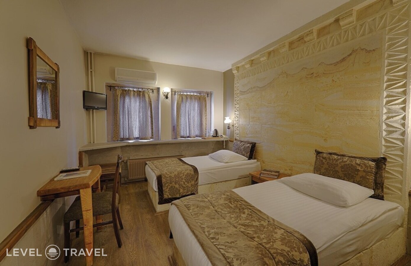 фотографии номера Экономичный (две односпальные кровати) отеля Heybe Hotel в Турция(Гёреме) - фото №12