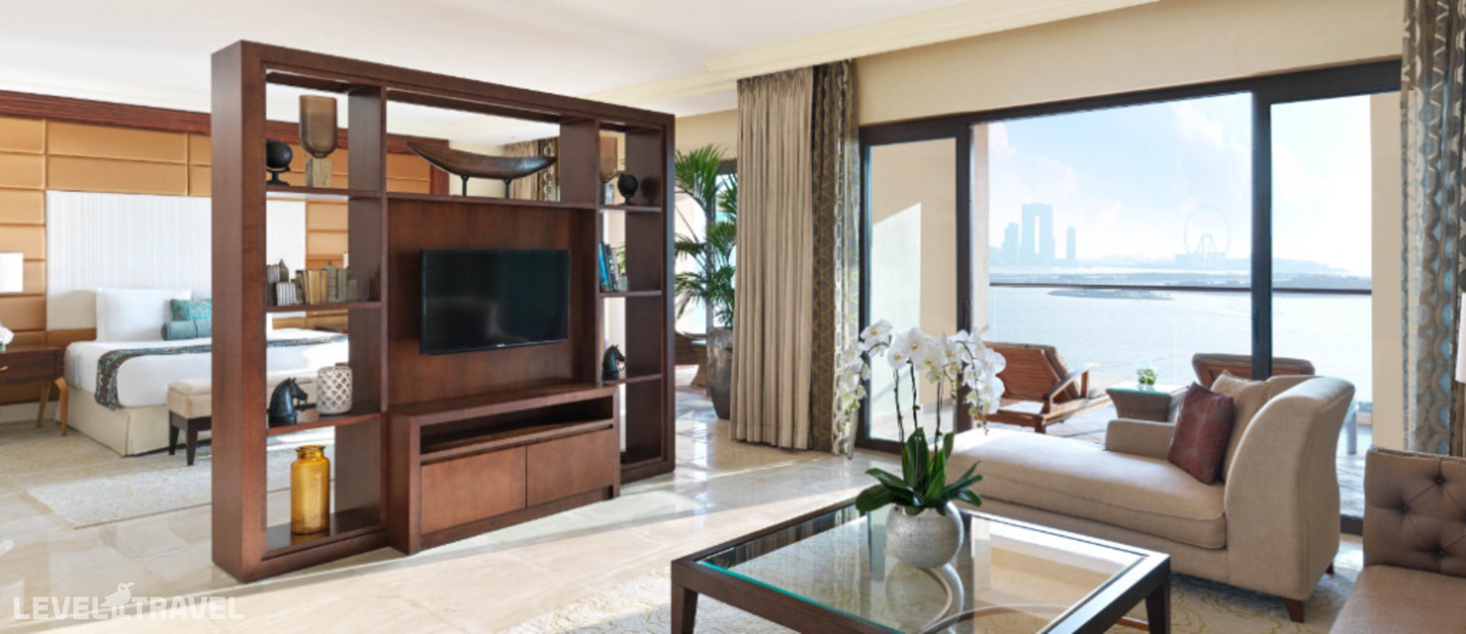 фотографии номера Люкс президентский с видом на море отеля Fairmont The Palm в ОАЭ(Дубай Пальма) - фото №21