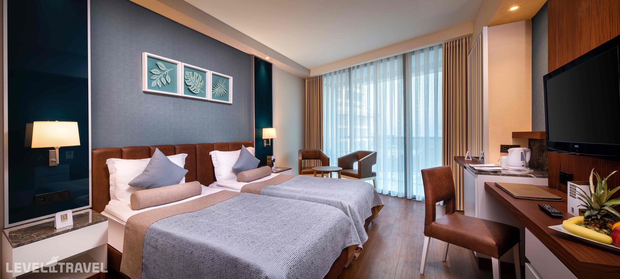 фотографии номера Стандартный (две односпальные кровати) отеля Baia Lara Hotel в Турция(Лара) - фото №1