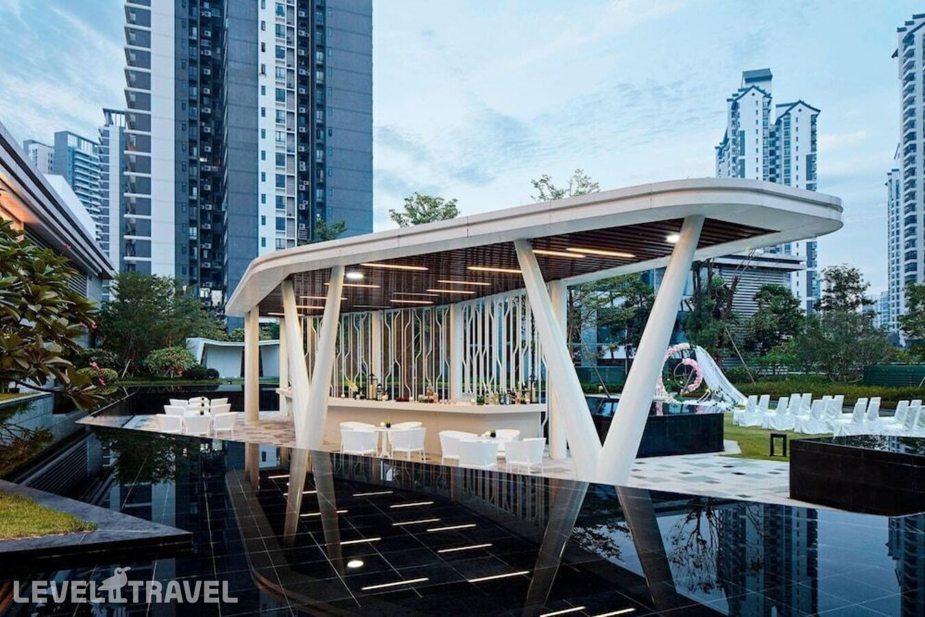 фотографии номера Стандартный (две односпальные кровати) отеля Sheraton Guangzhou Nansha Hotel в Китай(Гуанчжоу) - фото №2