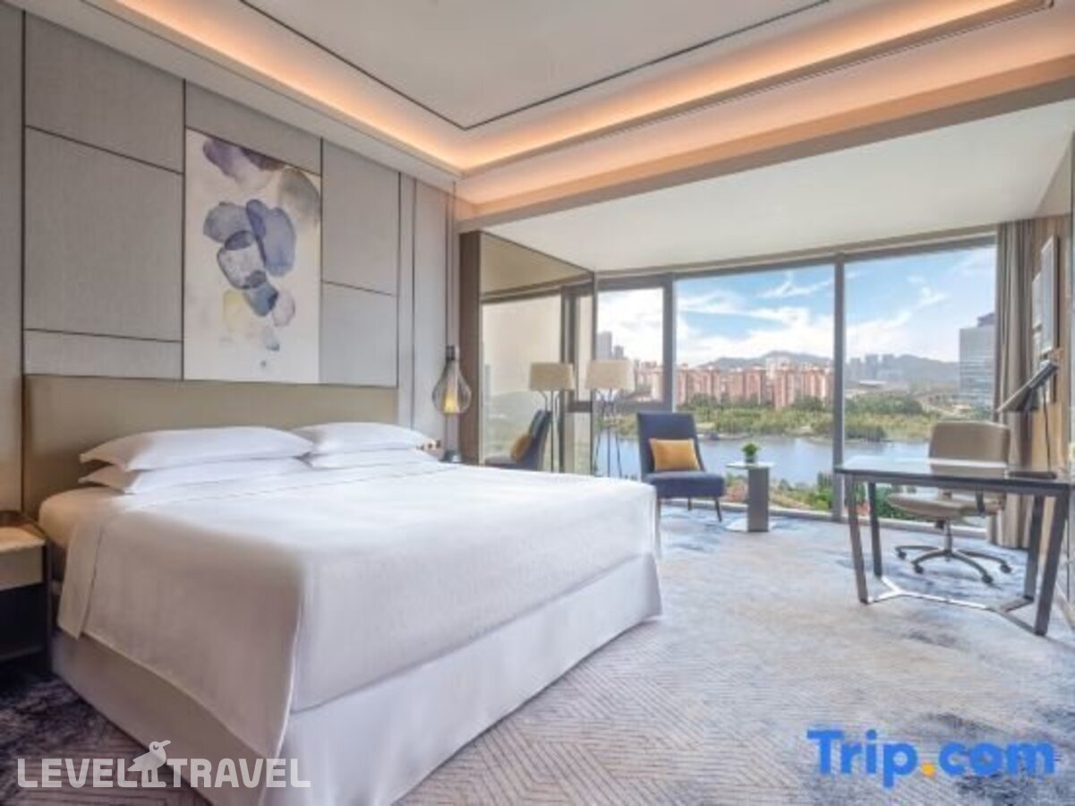 фотографии номера Делюкс с видом на реку отеля Sheraton Guangzhou Nansha Hotel в Китай(Гуанчжоу) - фото №2