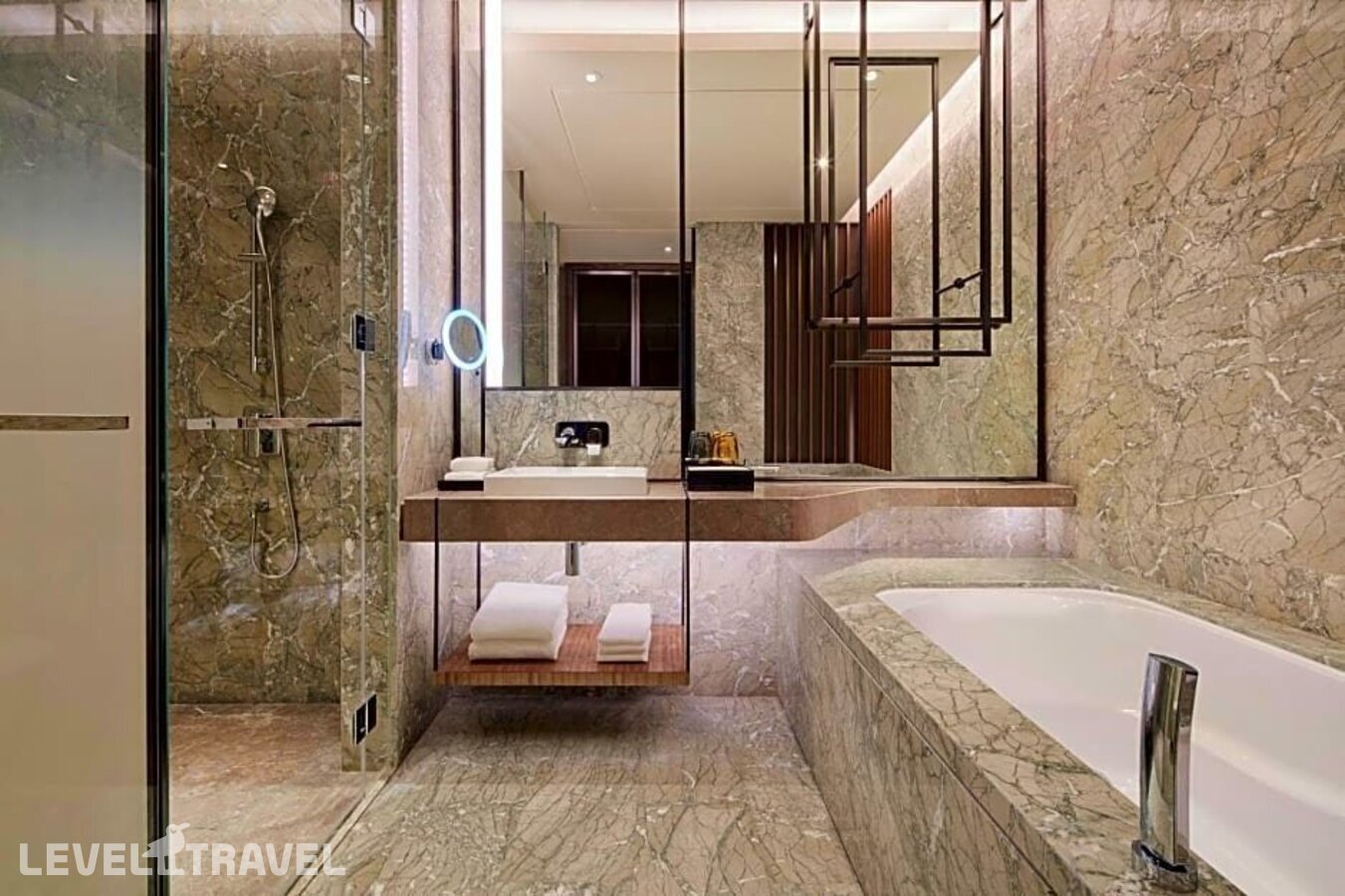 фотографии номера Представительский (две односпальные кровати) отеля Sheraton Guangzhou Nansha Hotel в Китай(Гуанчжоу) - фото №5