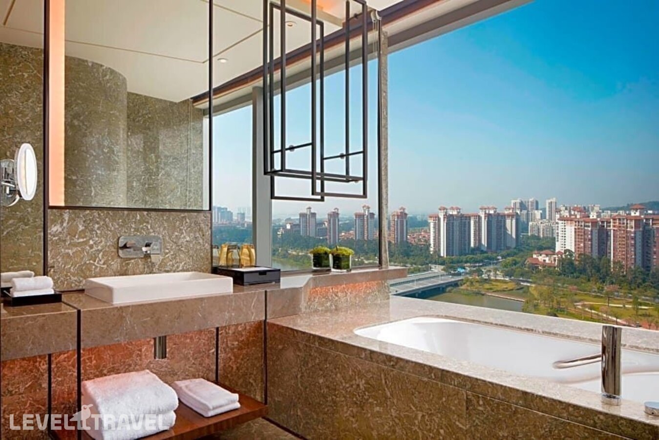 фотографии номера Представительский (две односпальные кровати) отеля Sheraton Guangzhou Nansha Hotel в Китай(Гуанчжоу) - фото №4