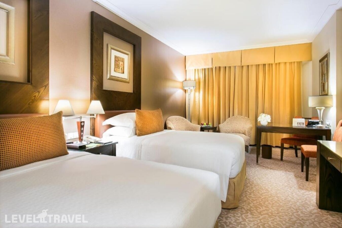 фотографии номера Классический (две односпальные кровати) отеля Swissotel Al Murooj Dubai в ОАЭ(Трэйд Центр) - фото №2
