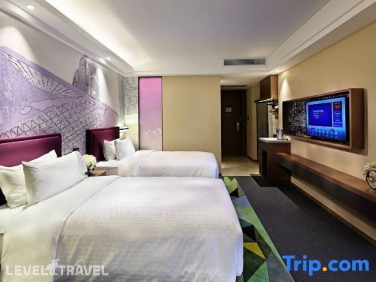 фотографии номера Стандартный (две односпальные кровати) отеля Hampton By Hilton Guangzhou Zhujiang New Town в Китай(Гуанчжоу) - фото №1