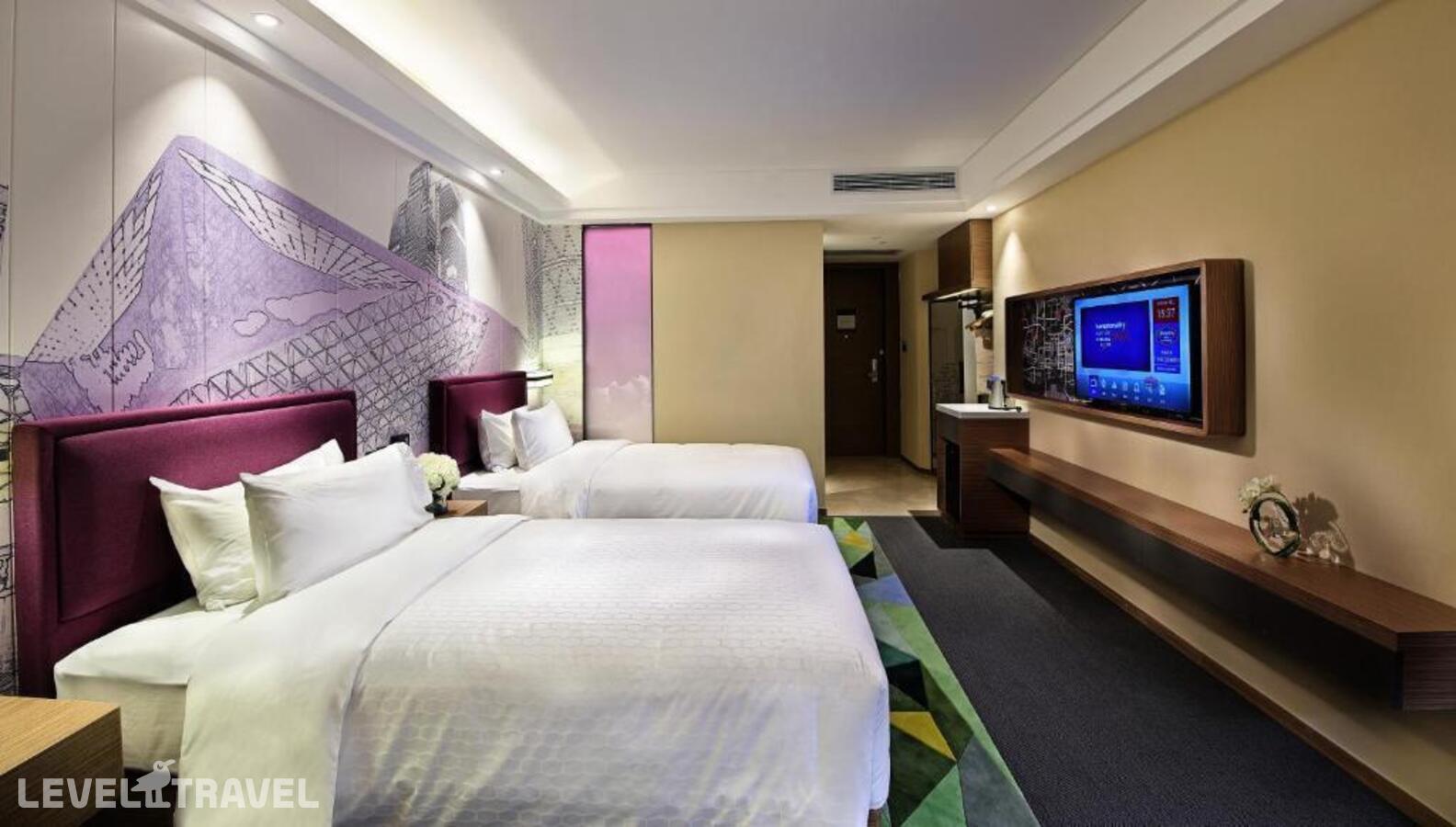 фотографии номера Комфорт (две односпальные кровати) отеля Hampton By Hilton Guangzhou Zhujiang New Town в Китай(Гуанчжоу) - фото №3