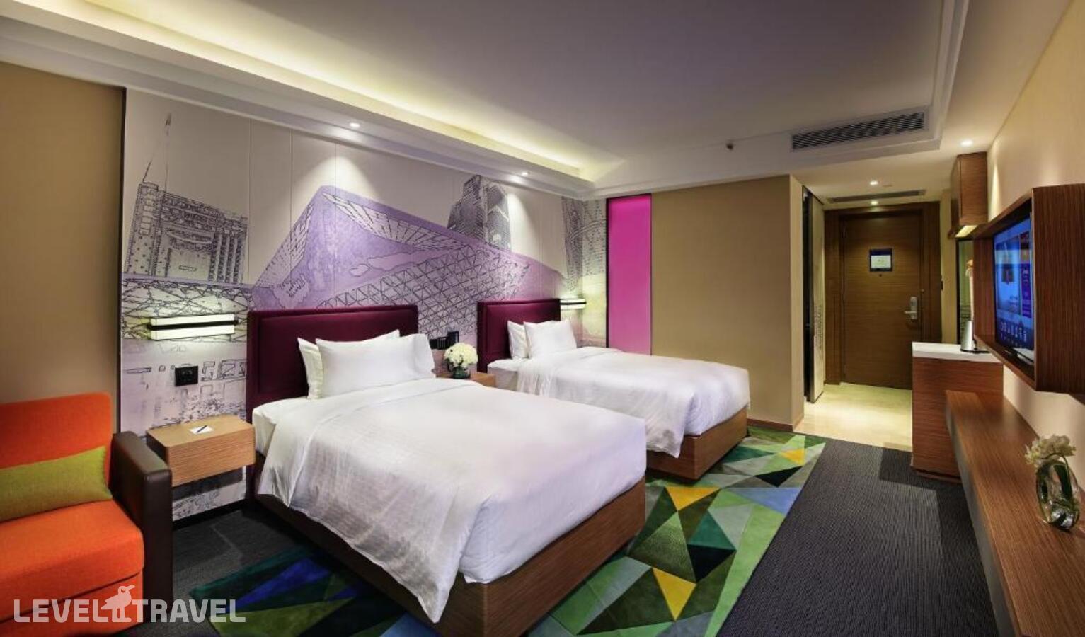 фотографии номера Комфорт (две односпальные кровати) отеля Hampton By Hilton Guangzhou Zhujiang New Town в Китай(Гуанчжоу) - фото №2