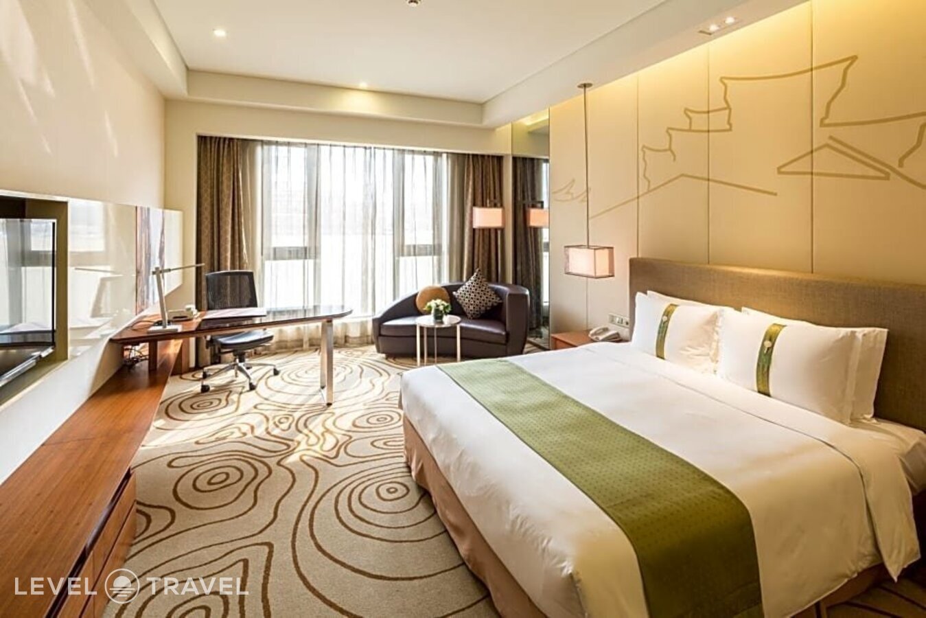 фотографии номера Премиум (две односпальные кровати) отеля Holiday Inn Shanghai Hongqiao, An Ihg Hotel в Китай(Шанхай) - фото №3