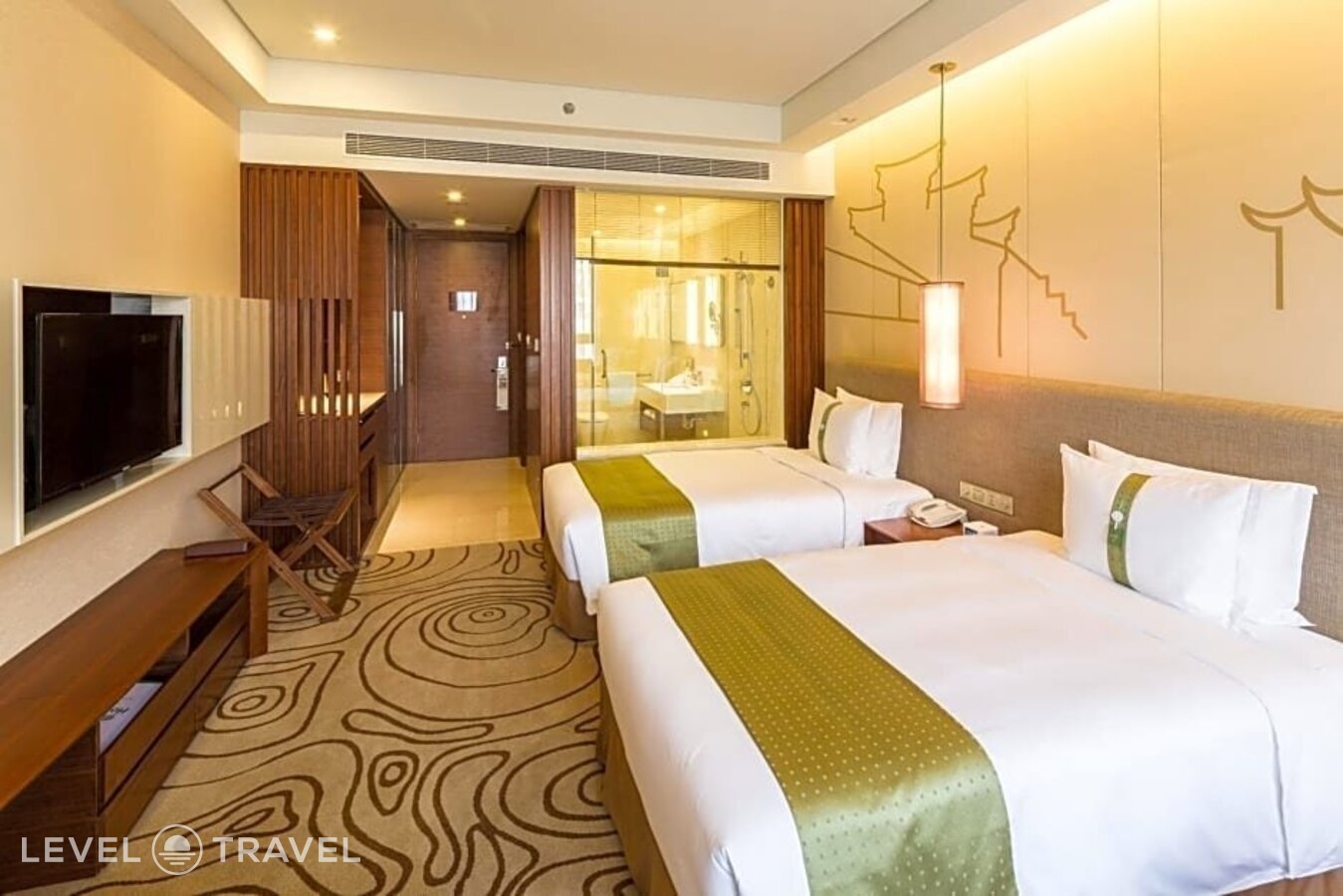 фотографии номера Премиум (две односпальные кровати) отеля Holiday Inn Shanghai Hongqiao, An Ihg Hotel в Китай(Шанхай) - фото №2