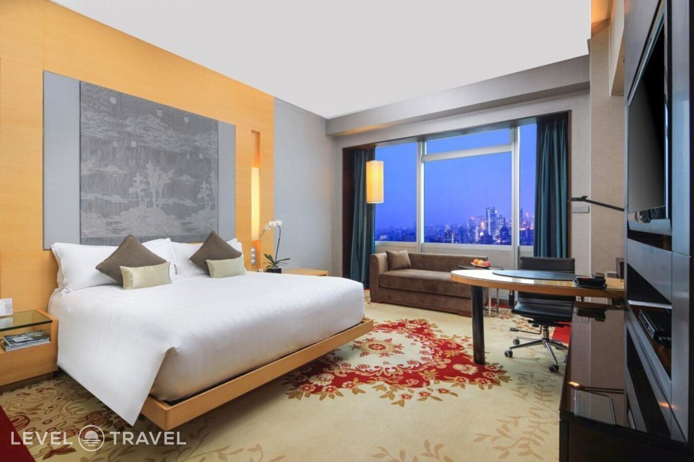 фотографии номера Делюкс с видом на город отеля The Longemont Hotel Shanghai в Китай(Шанхай) - фото №3