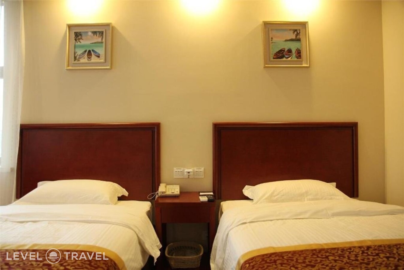 фотографии номера Стандартный (две односпальные кровати) отеля Greentree Alliance Shanghai Pudong Nicheng Nanlu Road Hotel в Китай(Шанхай) - фото №3
