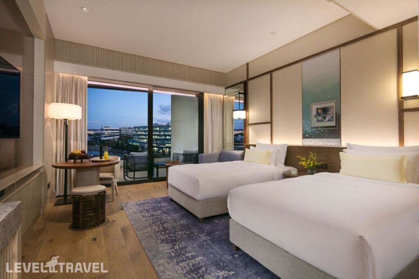 фотографии номера Представительский (две односпальные кровати) отеля The Anandi Hotel And Spa Shanghai в Китай(Шанхай) - фото №1