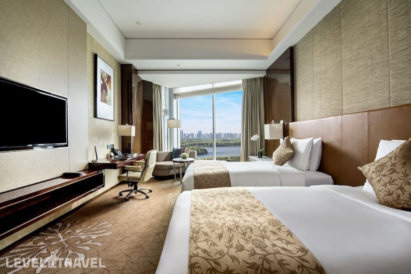 фотографии номера Представительский (две односпальные кровати) отеля Jw Marriott Hotel Harbin River North в Китай(Харбин) - фото №3