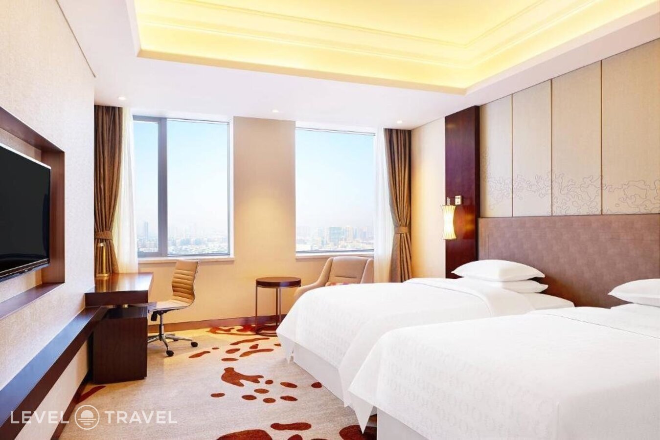 фотографии номера Представительский (две односпальные кровати) отеля Sheraton Harbin Xiangfang Hotel в Китай(Харбин) - фото №2