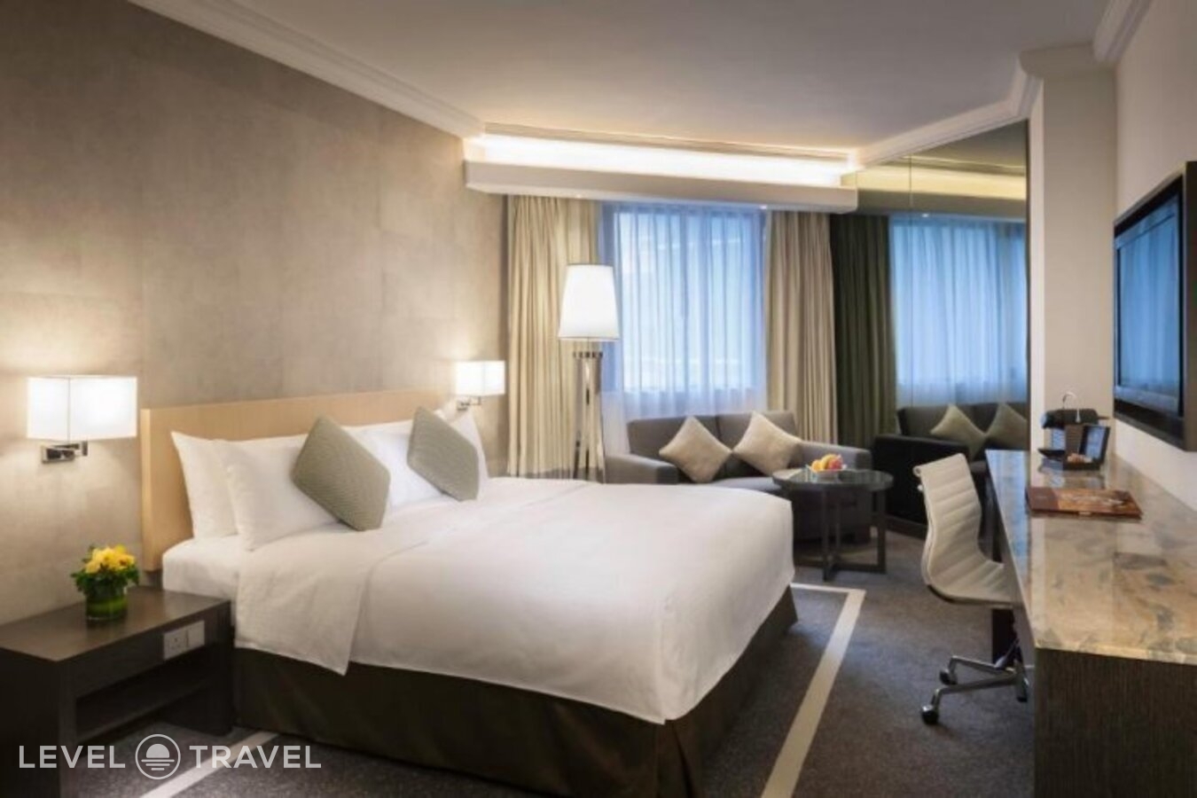 фотографии номера Премьер (две односпальные кровати) отеля Gateway Marco Polo Hotel в Гонконг(Гонконг) - фото №1