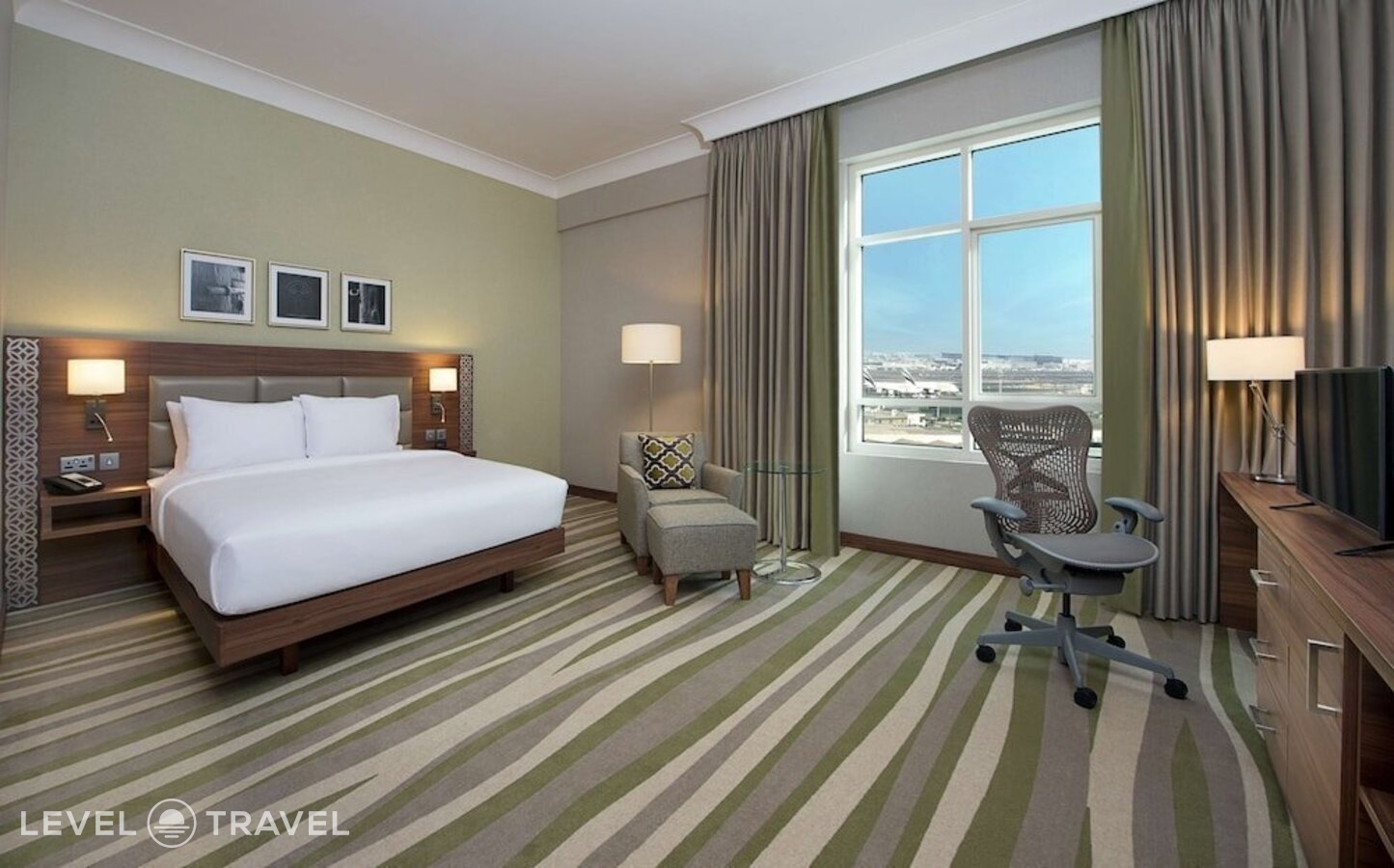 фотографии номера Номер для гостей с ограниченными возможностями отеля Hilton Garden Inn Dubai Jumeirah (Ex. Hilton Garden Inn Dubai Al Mina) в ОАЭ(Бар Дубай) - фото №1