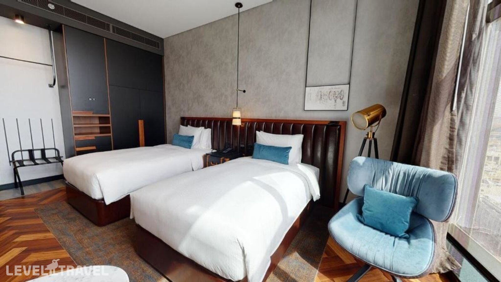 фотографии номера Делюкс (две односпальные кровати) отеля Doubletree By Hilton Dubai M Square Hotel & Residences в ОАЭ(Бар Дубай) - фото №7
